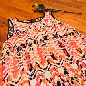 Brightly Patterned Tank Top